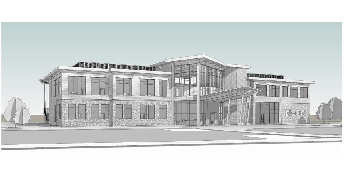 Neon Rendering Side View