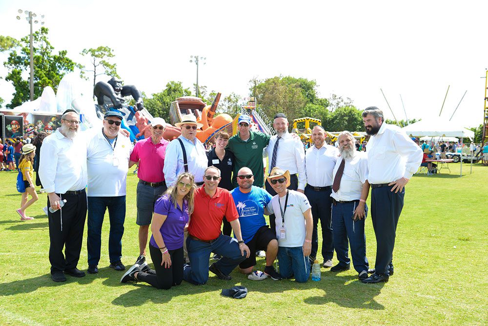 Picnic with inflatables