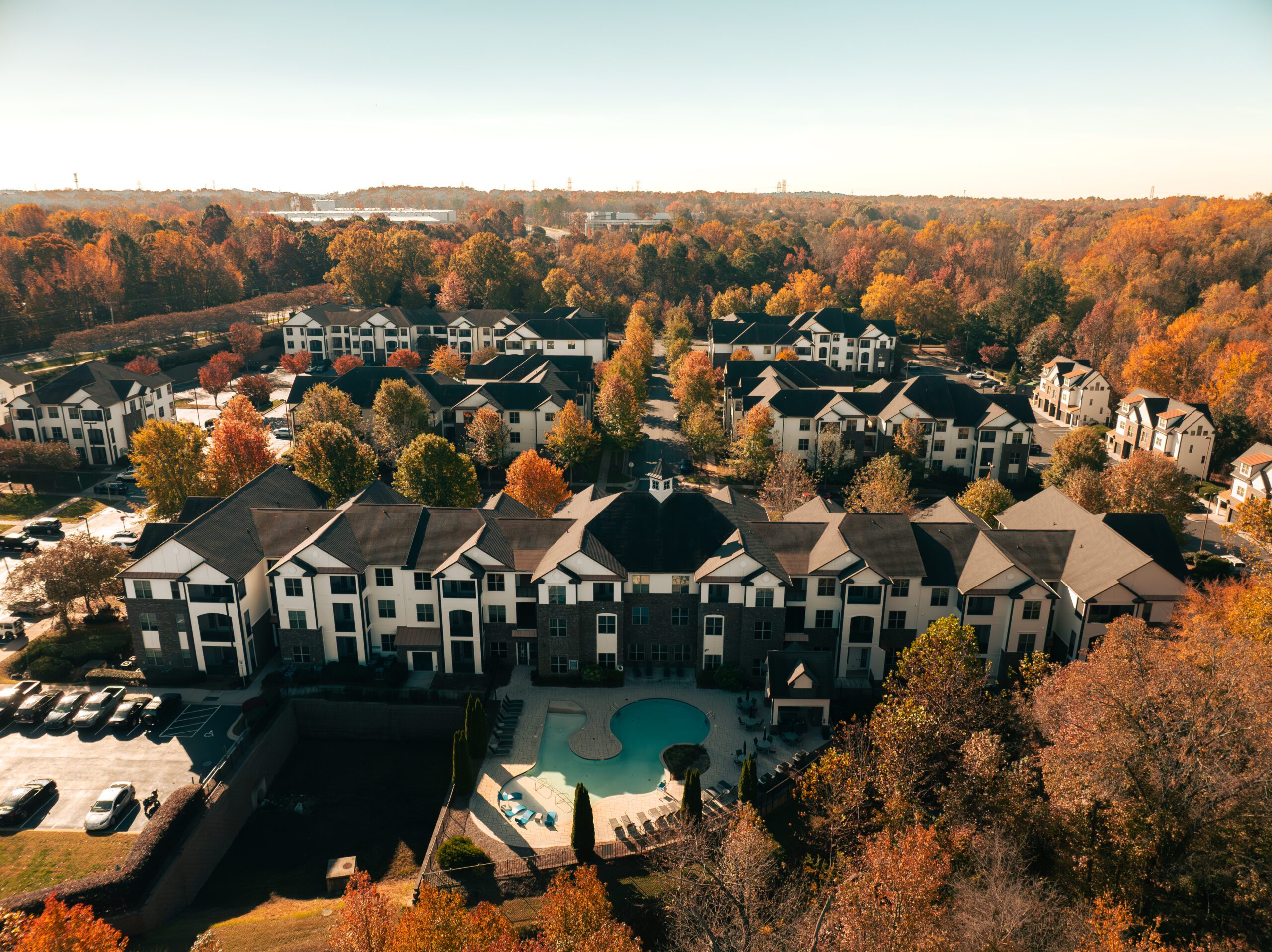 Silver Collection at Waterford fall photo featuring pool deck